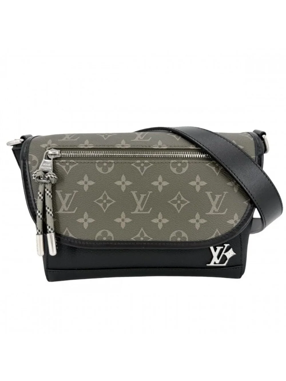Louis Vuitton Shoulder Bag Pulse Messenger Crossbody Monogram Canvas Khaki